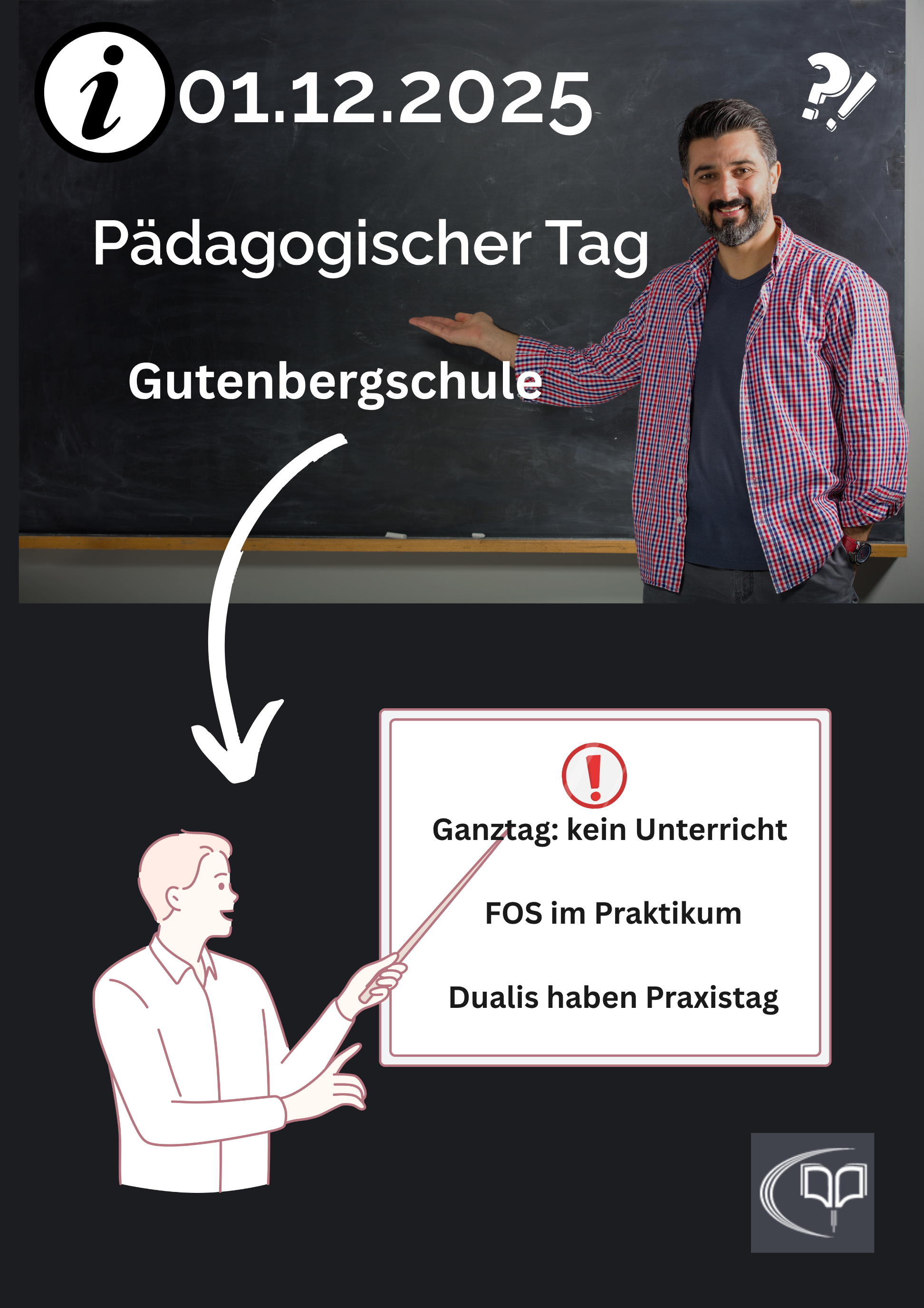Pädagogischer Tag am 01.12.2025